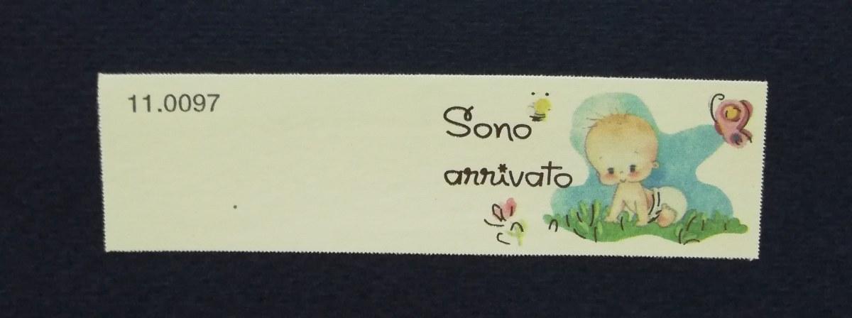 Bigliettini per bomboniera nascita art.11.0097 in cf. da 100 pz