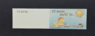 Bigliettini per bomboniera nascite art. 11.0119 in cf. da 100 pz