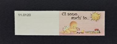 Bigliettini per bomboniera nascite art. 11.0120 in cf. da 100 pz