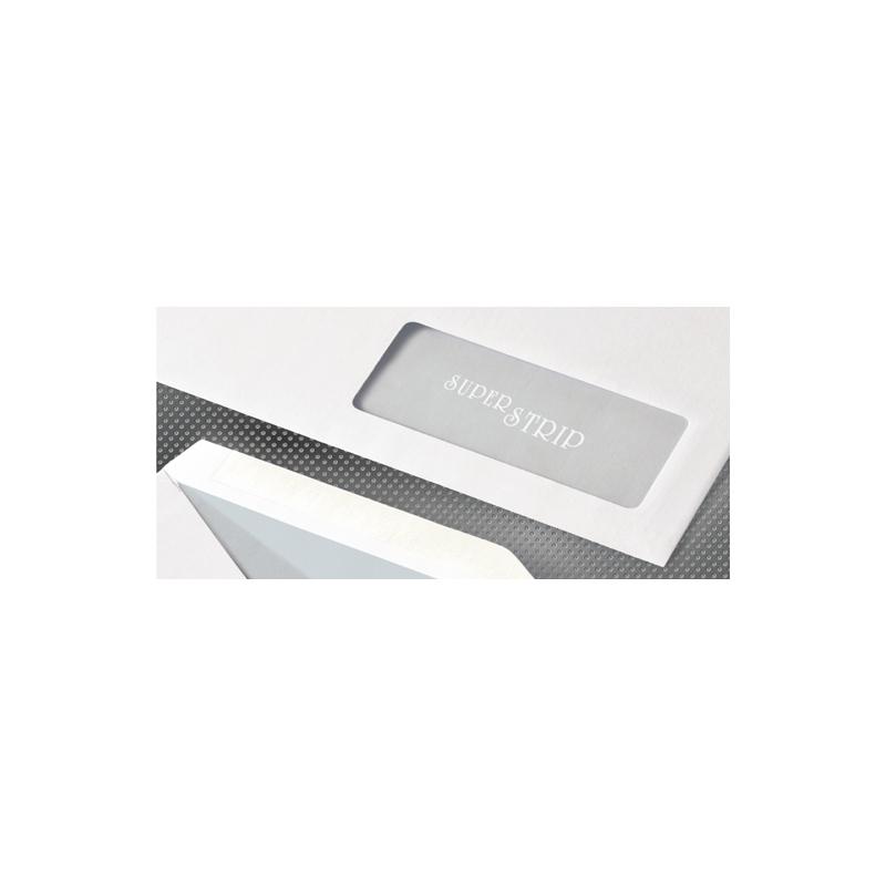 BUSTE superstrip autoadesive con finestra 11x22 90g. cf. 500
