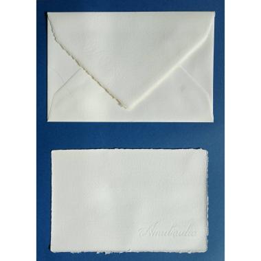 AMATRUDA Medievale avorio f.to 12x18 a cartoncino con busta