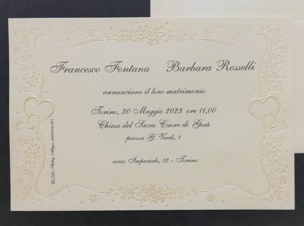 Partecipazione Nozze art. 05.1761