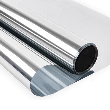 GTF615 PET specchio, colore silver, mm1000x1mt