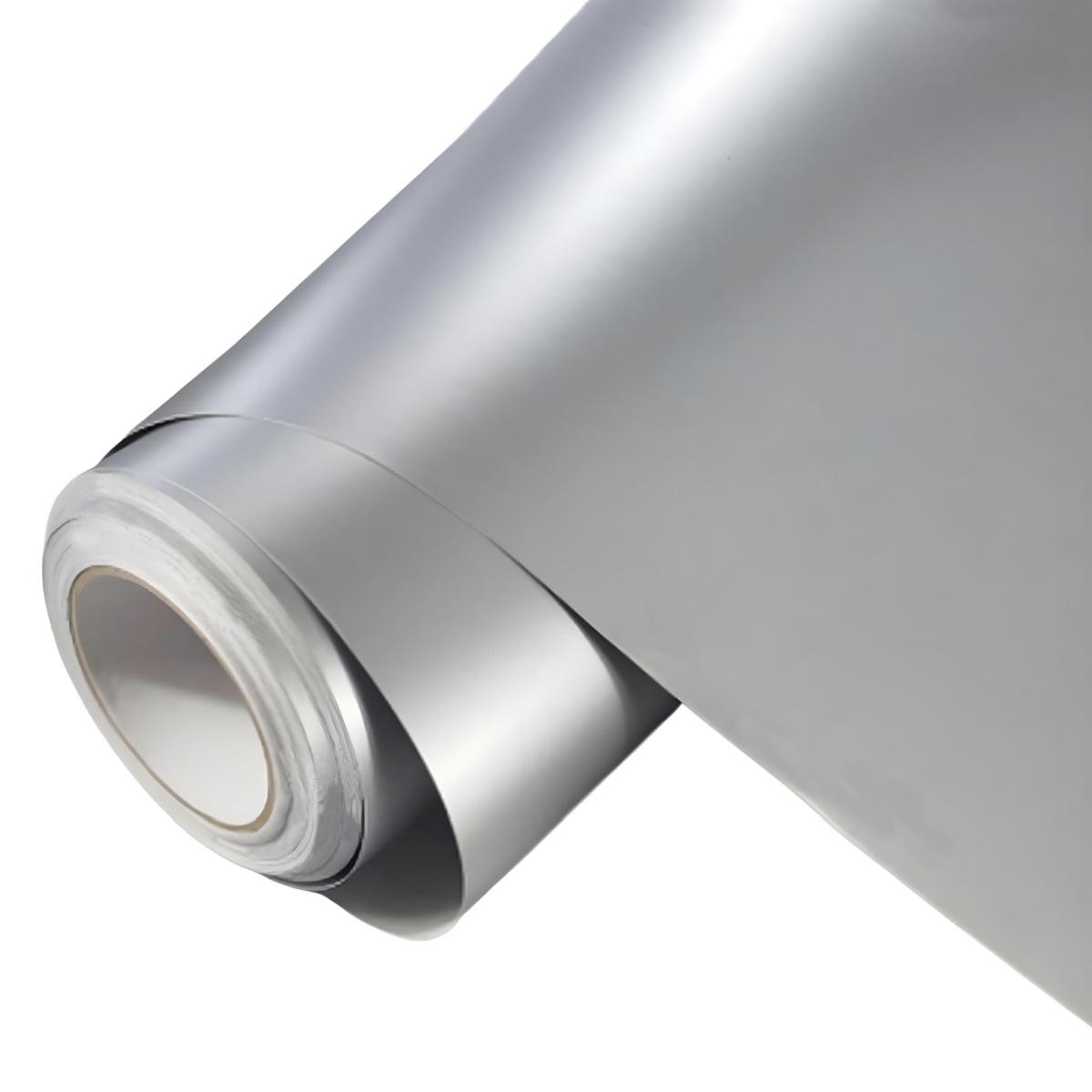 GTF560 PVC Specchio, Colore Silver, mm1000x50mt, Spessore 80 Micron<br />
