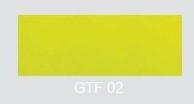 GTF02 PVC polimerico GIALLO fluorescente 80 micron, mm1250x1mt