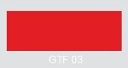 GTF03 PVC polimerico ROSSO fluorescente 80 micron, mm1250x1mt