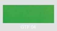 GTF04 PVC polimerico VERDE fluorescente 80 micron, mm1250x1mt