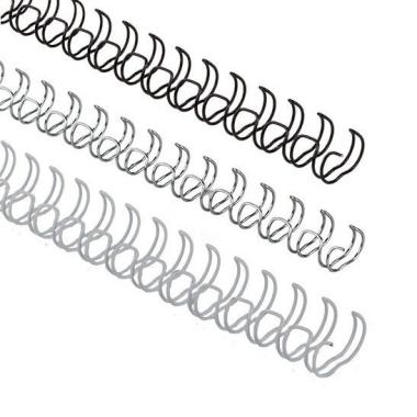 Spirale Wire passo 3:1 diametro mm 6,4 (1/4) nr. fogli ril. 35, cf. da 100 pz.