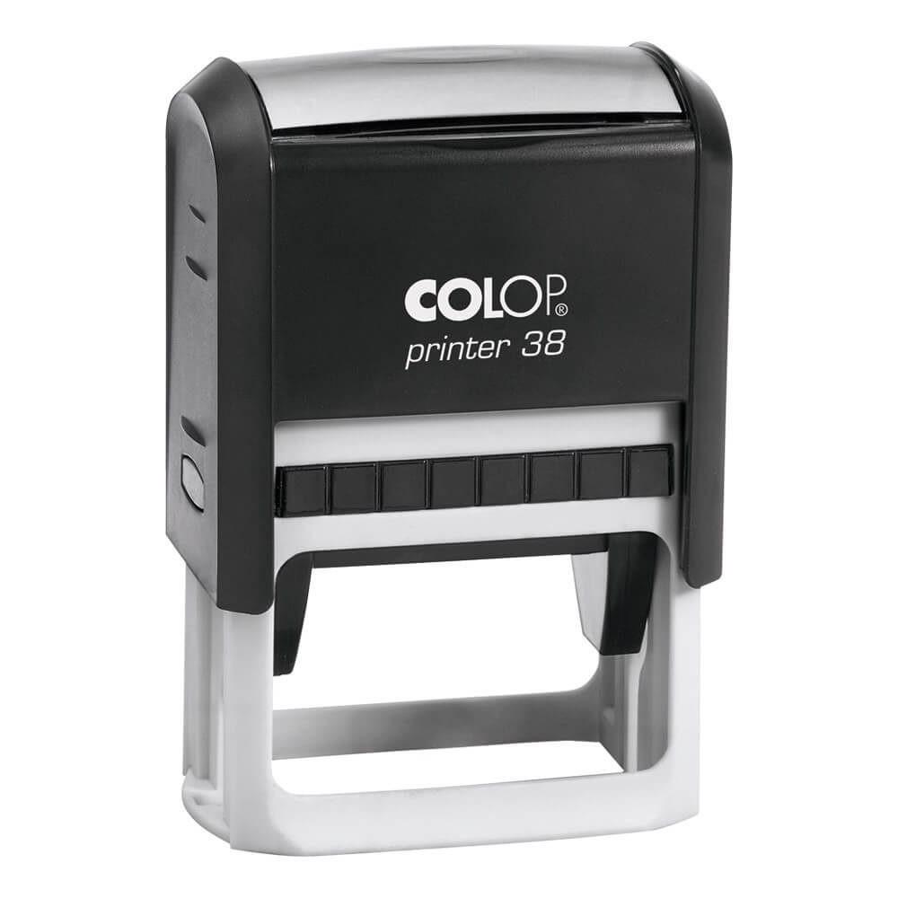 Timbro autoinchiostrante COLOP PRINTER 38, dimensione stampa 33x56mm