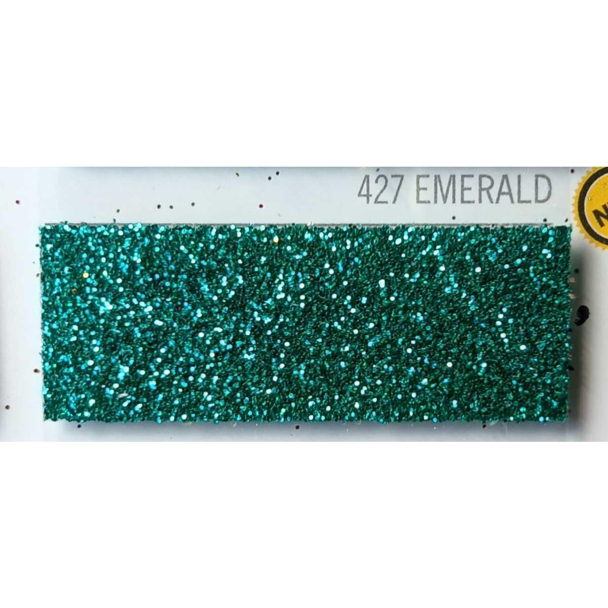FLEX IMAGE Flex termoadesivo cod. 427 PEARL GLITTER EMERALD mm.500x1mt.