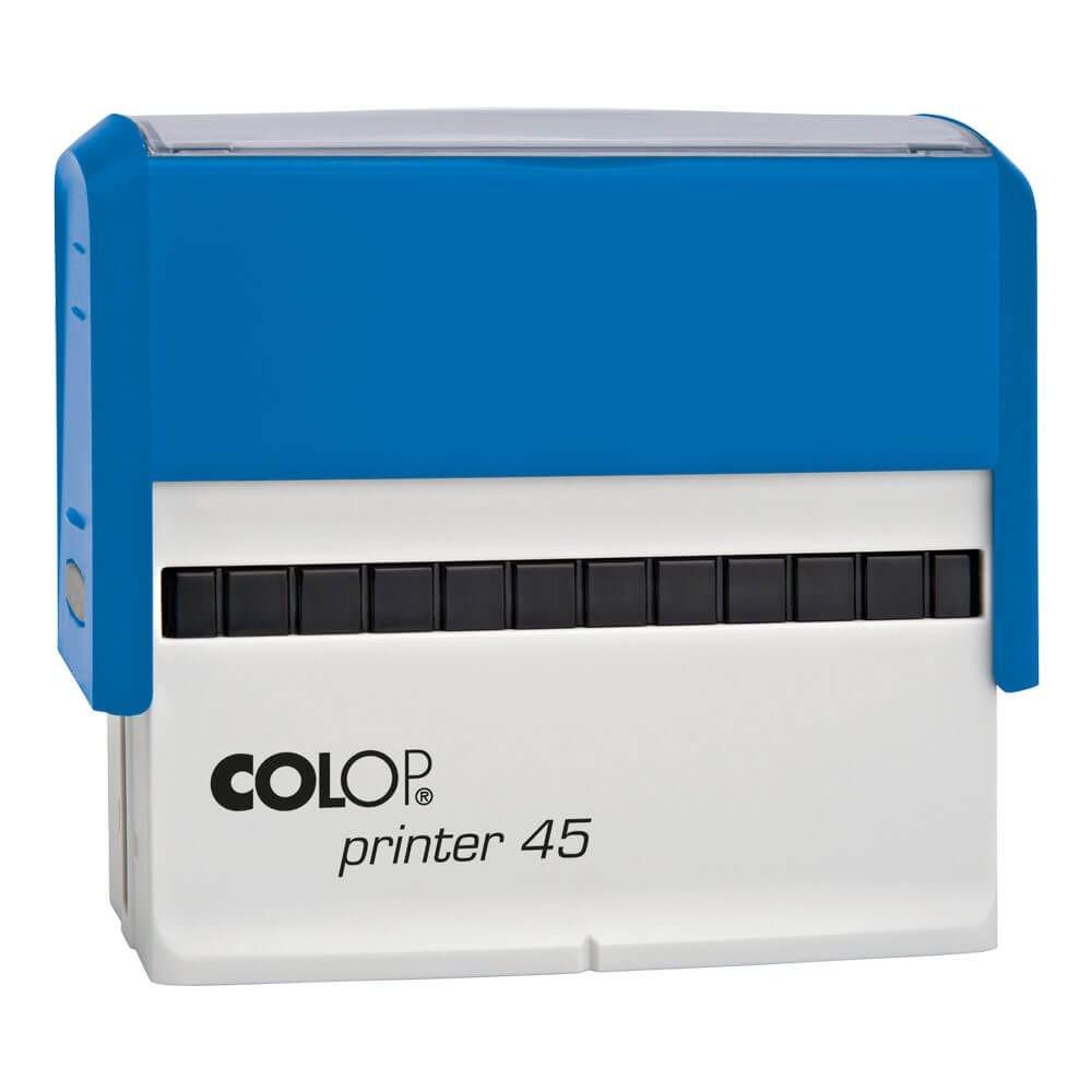 Timbro Autoinchiostrante COLOP PRINTER 45, dimensione stampa 25x82mm