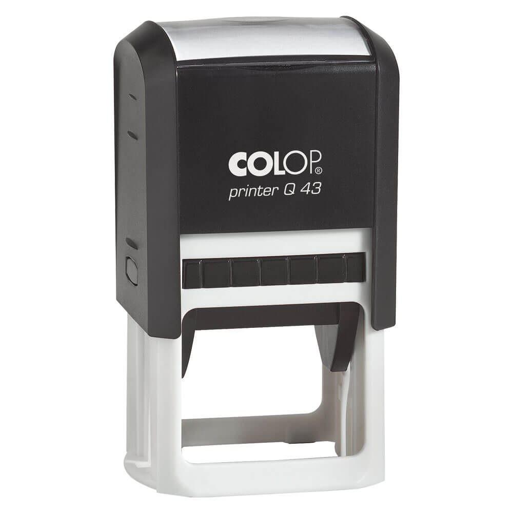 Timbro Autoinchiostrante COLOP PRINTER Q 43, dimensione stampa 43x43mm