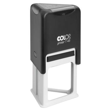 Timbro Autoinchiostrante COLOP PRINTER T 45, dimensione stampa 45X45X45mm