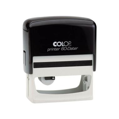 Timbro Autoinchiostrante COLOP PRINTER 60 DATA VERTICALE, dimensione stampa 37X76mm