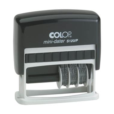 Timbro Autoinchiostrante COLOP PRINTER MINI DATER S120/P DATARIO, dimensione stampa 10X25mm piu' data, in linea