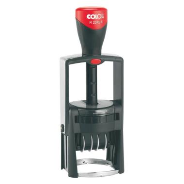 Timbro autoinchiostrante COLOP CLASSIC LINE R 2045 DATARIO 12H,  40 mm