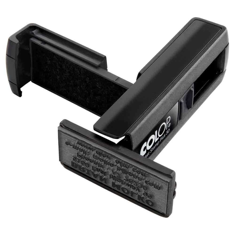 Timbro autoinchiostrante COLOP POCKET STAMP PLUS 30, dimensione stampa 18x47mm