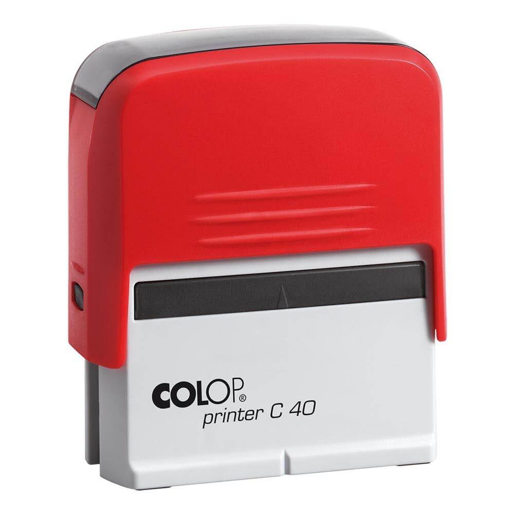 Timbro autoinchiostrante COLOP PRINTER C 40, dimensione stampa 23x59mm