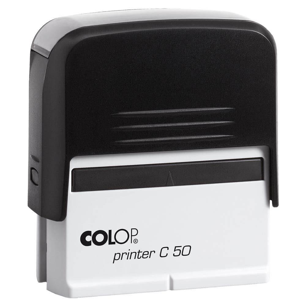 Timbro autoinchiostrante COLOP PRINTER C 50, dimensione stampa 30x69mm