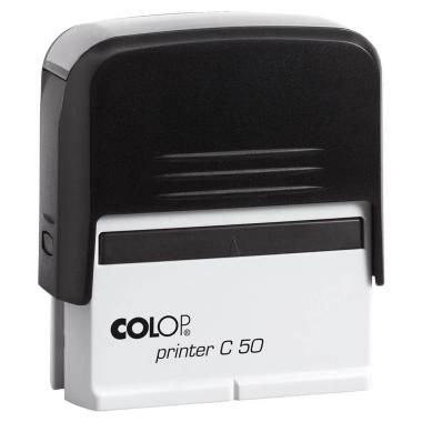 Timbro autoinchiostrante COLOP PRINTER C 50, dimensione stampa 30x69mm