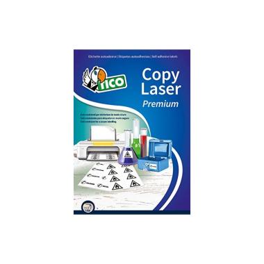 LP4P-4825 -Etichetta in poliestere bianco - stampanti laser bianco e nero - 48,5x25,4 - 70 ff