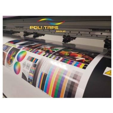 VINILE MONOMERICO POLY PRINT PP930 WGR µm100, adesivo rimovibile, colore bianco finitura lucida mm1050x50mt
