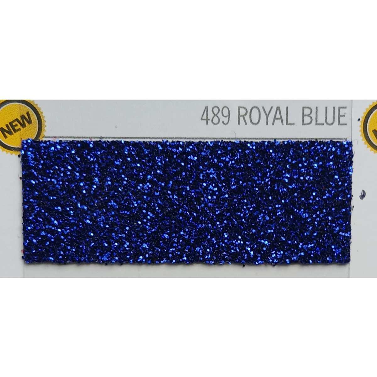 FLEX IMAGE Flex termoadesivo cod. 489 PEARL GLITTER ROYAL BLUE mm.500x1mt.