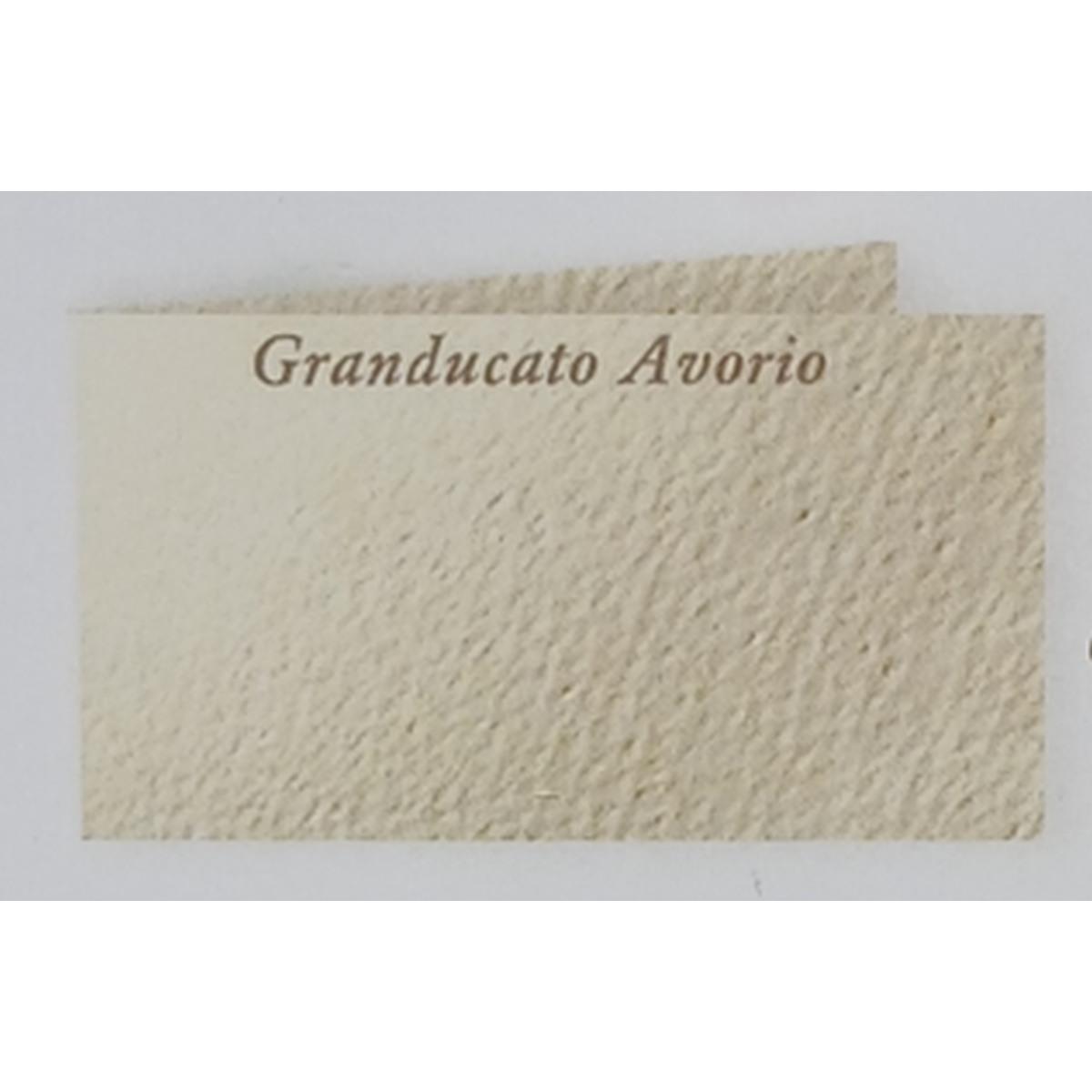 Bigliettini bomboniera 0001 cf. 100 pz. cartoncino martellato avorio
