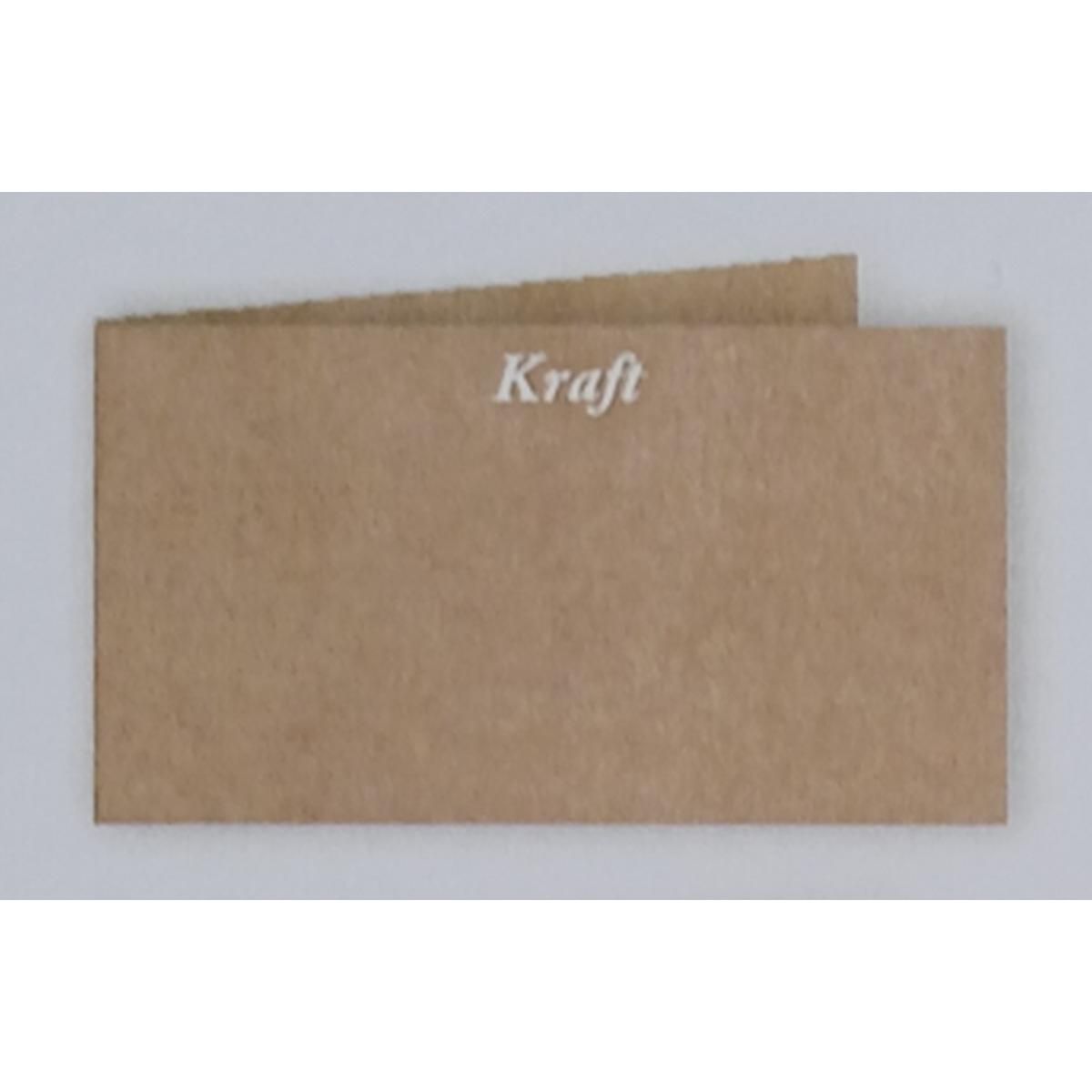 Bigliettini bomboniera 0082 cf. 100 pz. carta kraft