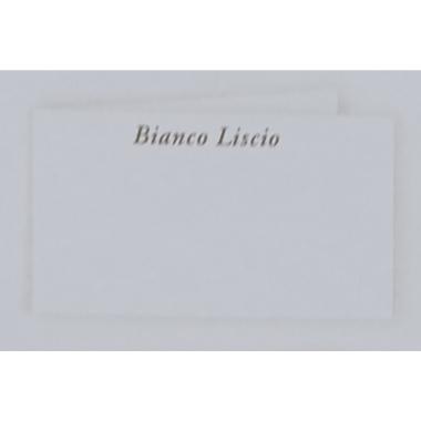 Bigliettini bomboniera 0514 cf. 100 pz. carta bianca