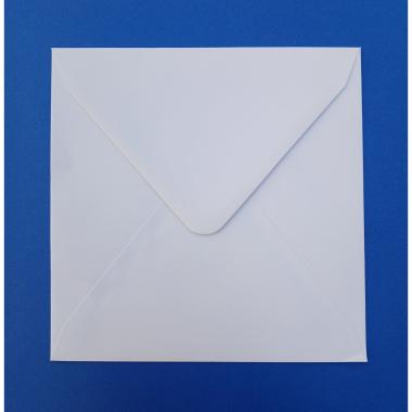 Busta eleganza bianca f.to 17x17 taglio punta