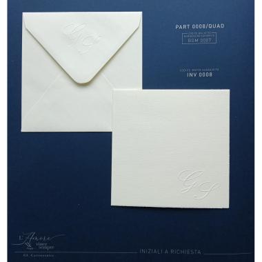 Partecipazioni nozze art. PART 0008/QUAD