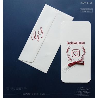 Partecipazioni nozze art. PART 0644