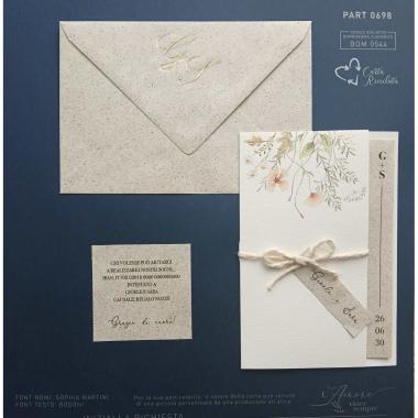 Partecipazioni nozze art. PART 0698