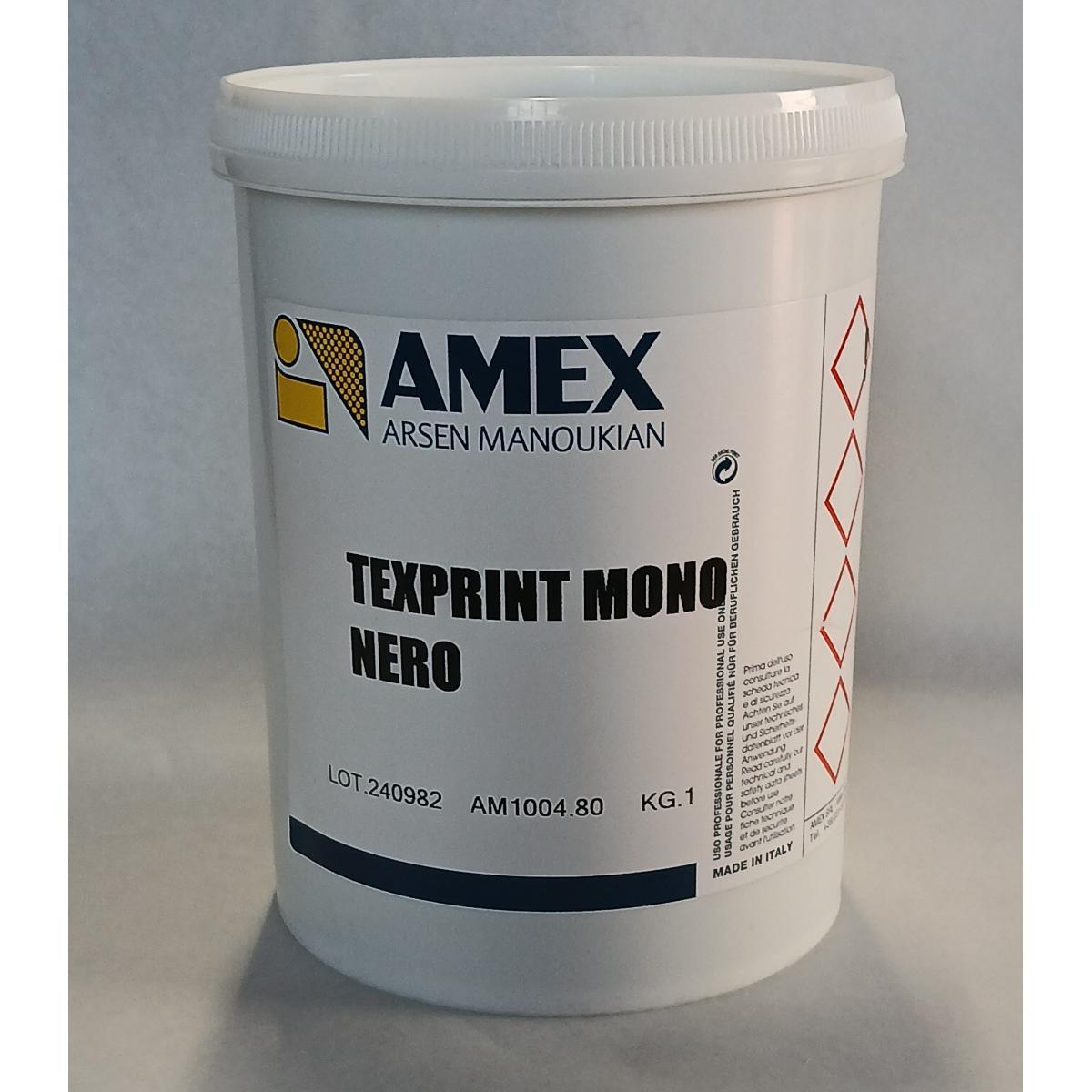 AM1004.80 - TEXPRINT MONO NERO LACCA A FREDDO cf. 1 kg