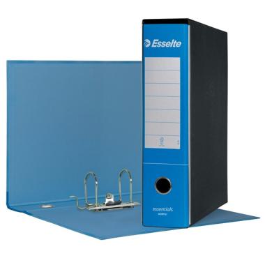 Raccoglitore Essentials G75 - dorso 8 cm - protocollo 23x33 cm - azzurro