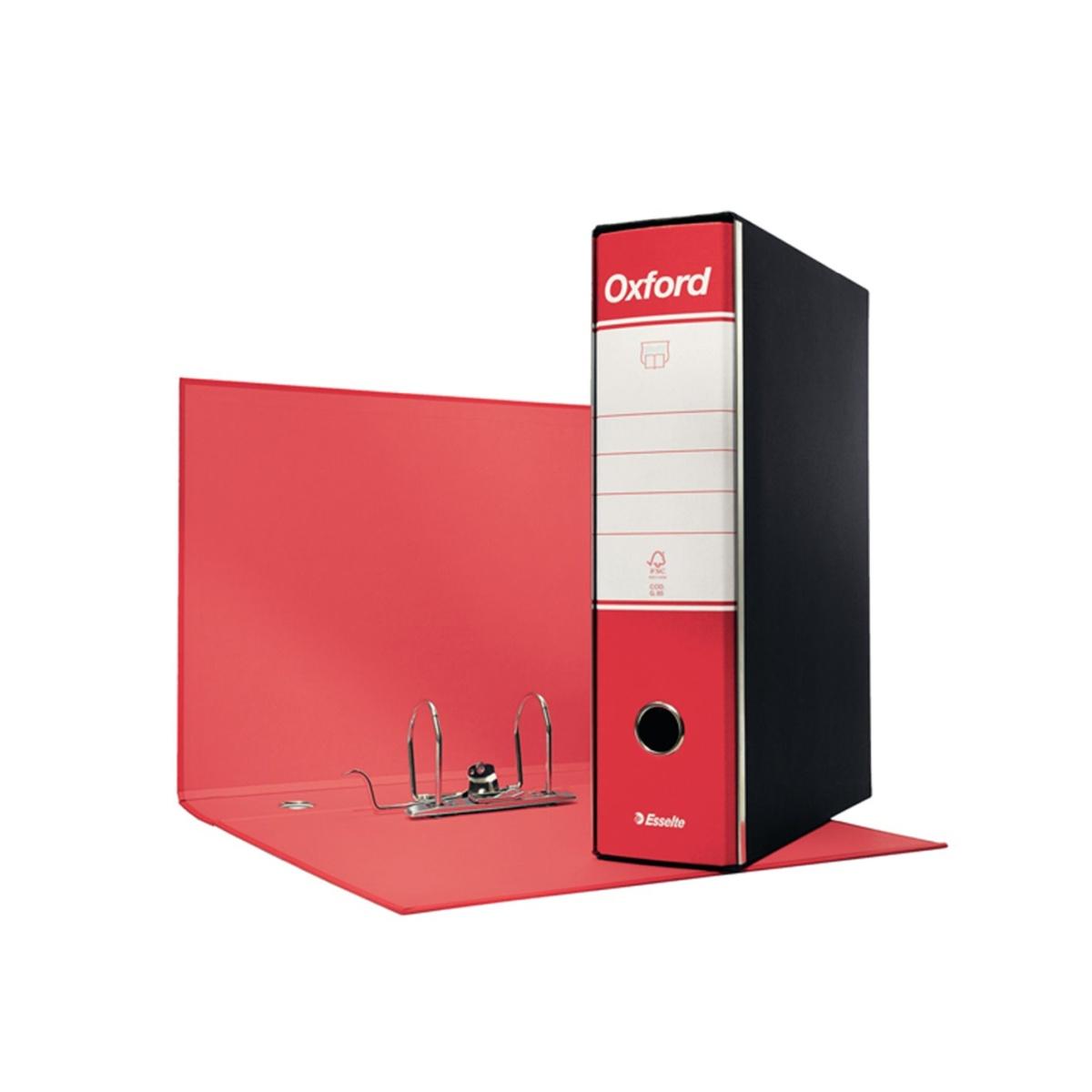 Raccoglitore Essentials G75 - dorso 8 cm - protocollo 23x33 cm - rosso